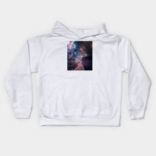 Galaxy Beach Kids Hoodie